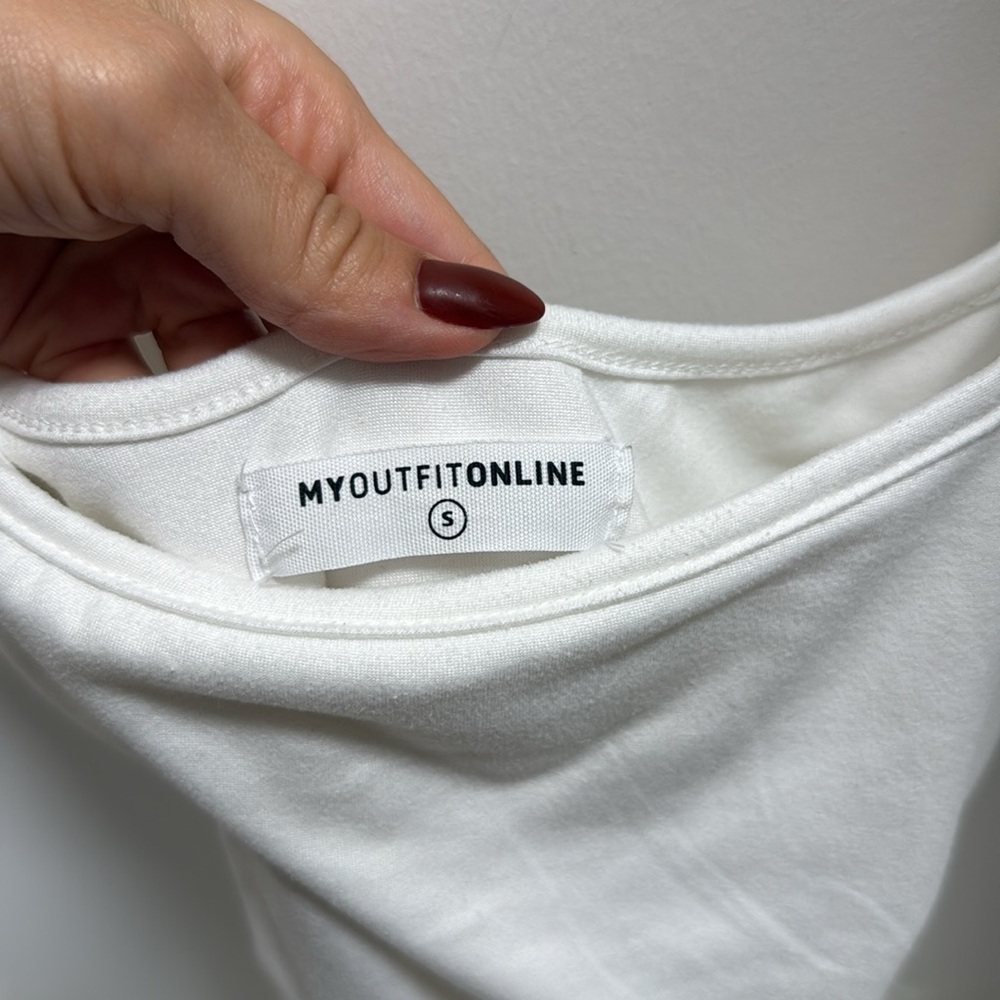PRIME CAMI TANK TOP - WHITE - Picture 6 of 6